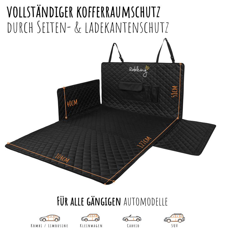 Rudelkönig Kofferraumschutz gesteppt