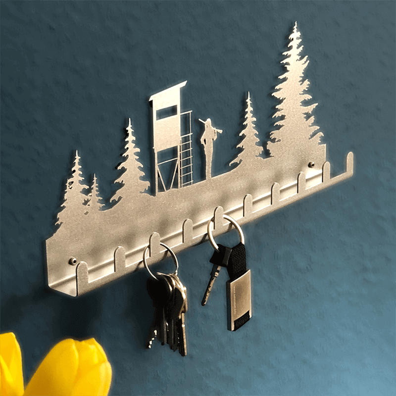 Schlüsselboard / Garderobe "Jägerin"