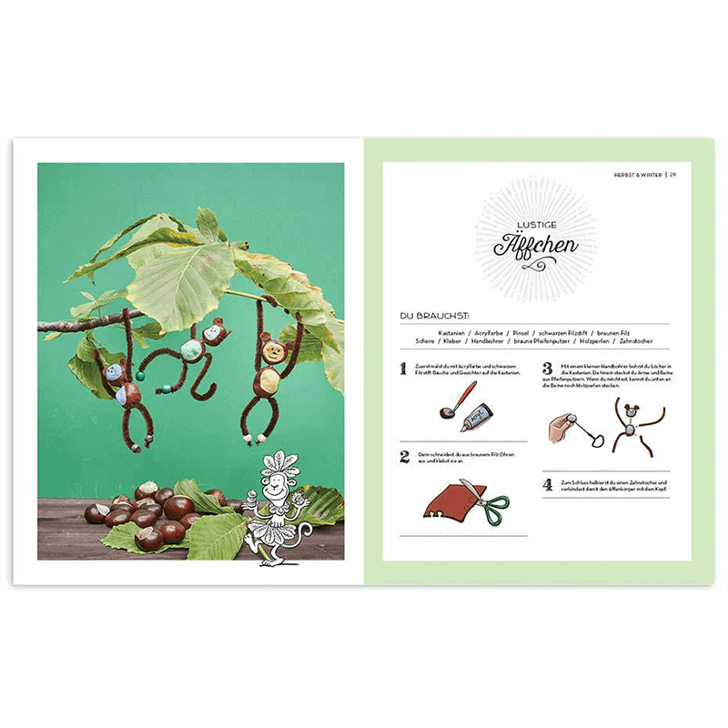 Kinderbuch "Natur-Werkstatt - Basteln und Spielen"