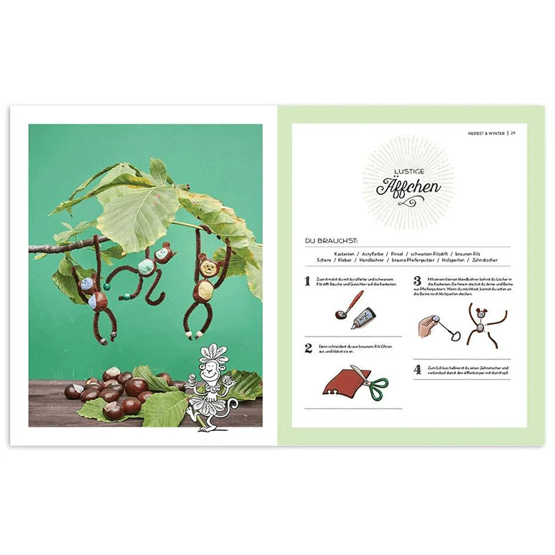 Kinderbuch "Natur-Werkstatt - Basteln und Spielen"