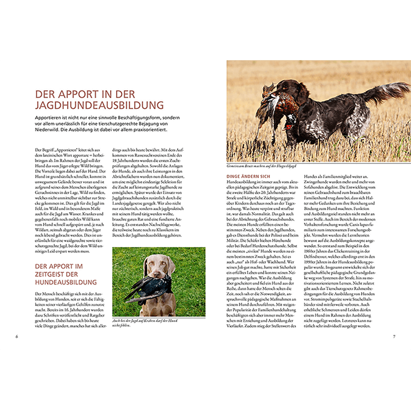 Buch "Mit Freude bringen - zeitgemässe Jagdhundesausbildung"
