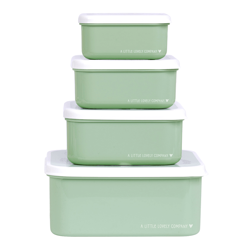 Kinder-Lunchbox 4er Set "Waldfreunde"