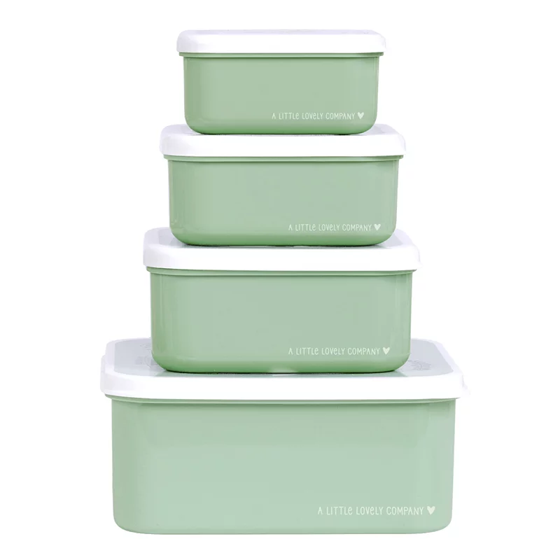 Kinder-Lunchbox 4er Set "Waldfreunde"