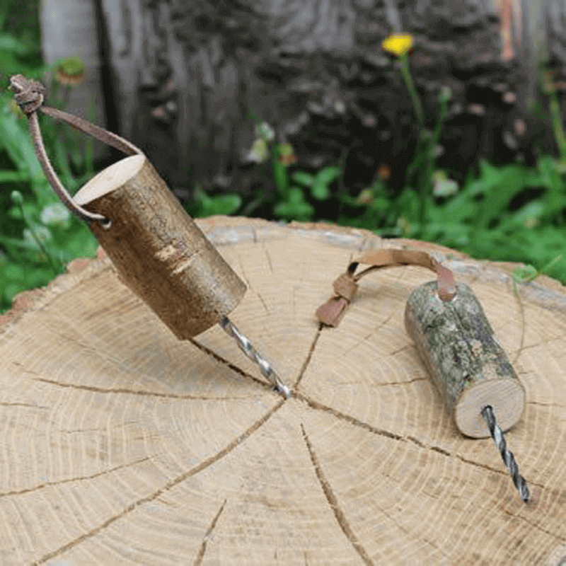 Holz-Handbohrer natur