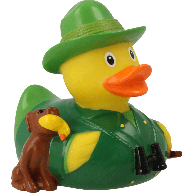 Quietscheente Lilalu "Jäger"