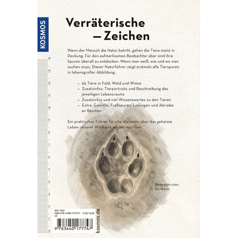 Buch „Tierspuren lebensgroß“