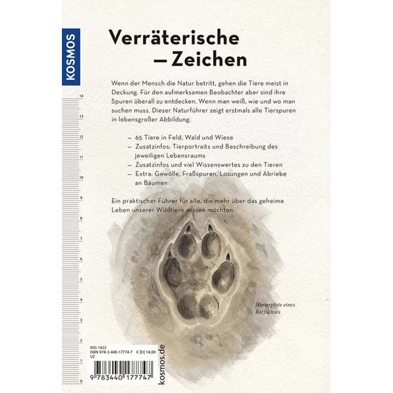 Buch „Tierspuren lebensgroß“