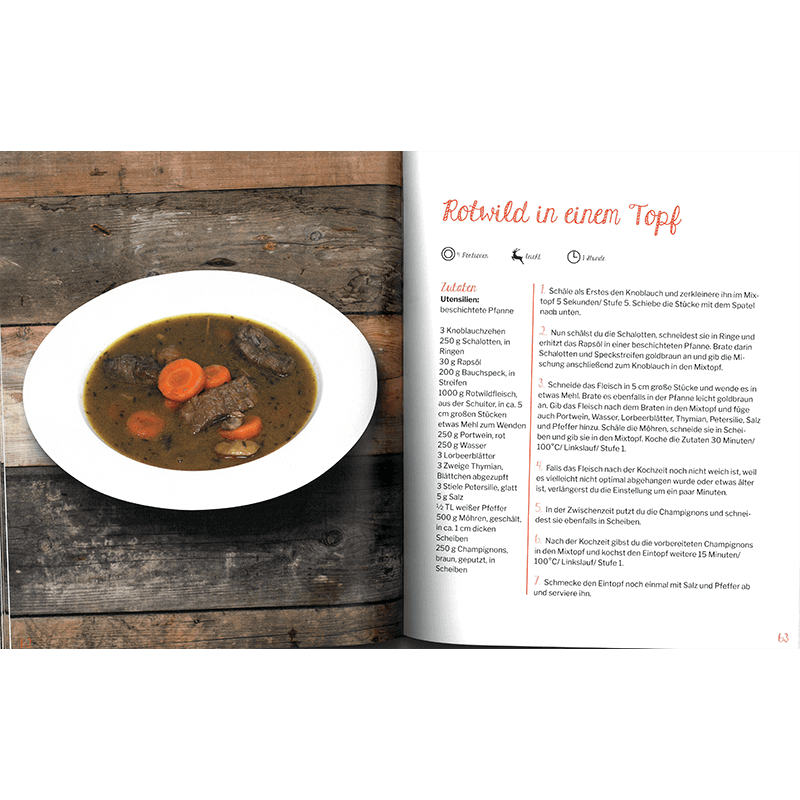 Kochbuch "Mixtipp Kochen mit dem Thermomix: Meine Wildküche"
