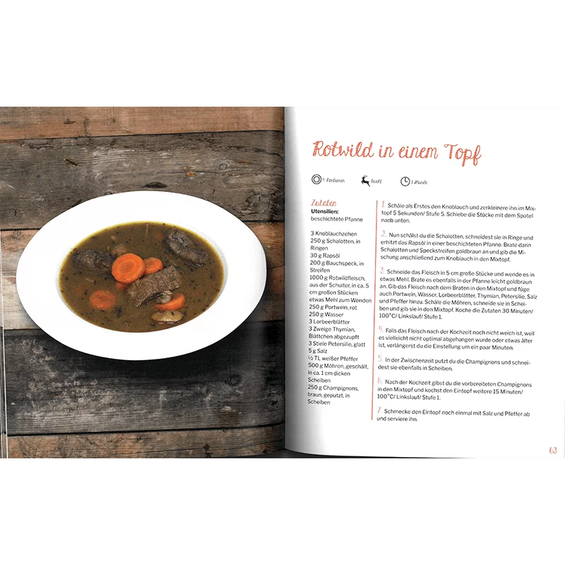 Kochbuch "Mixtipp Kochen mit dem Thermomix: Meine Wildküche"