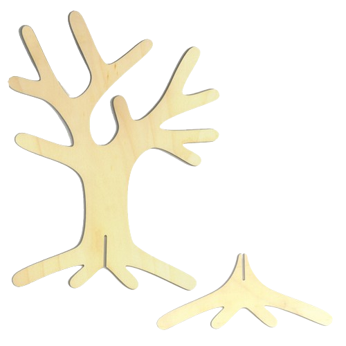 Holzaufsteller "Bastelbaum"