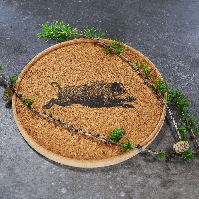 Kork-Tablett "Wild"