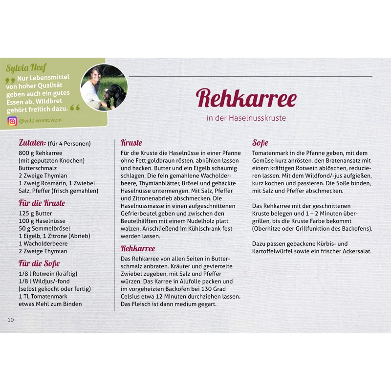Rezeptbroschüre "Wilde Festtagsküche"