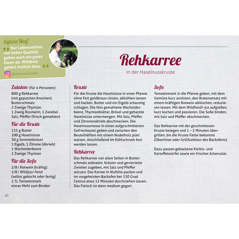 Rezeptbroschüre "Wilde Festtagsküche"