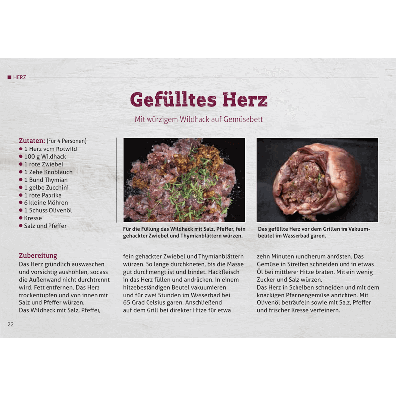 Rezeptbroschüre "Wilde Innereien" (Wild auf Wild)