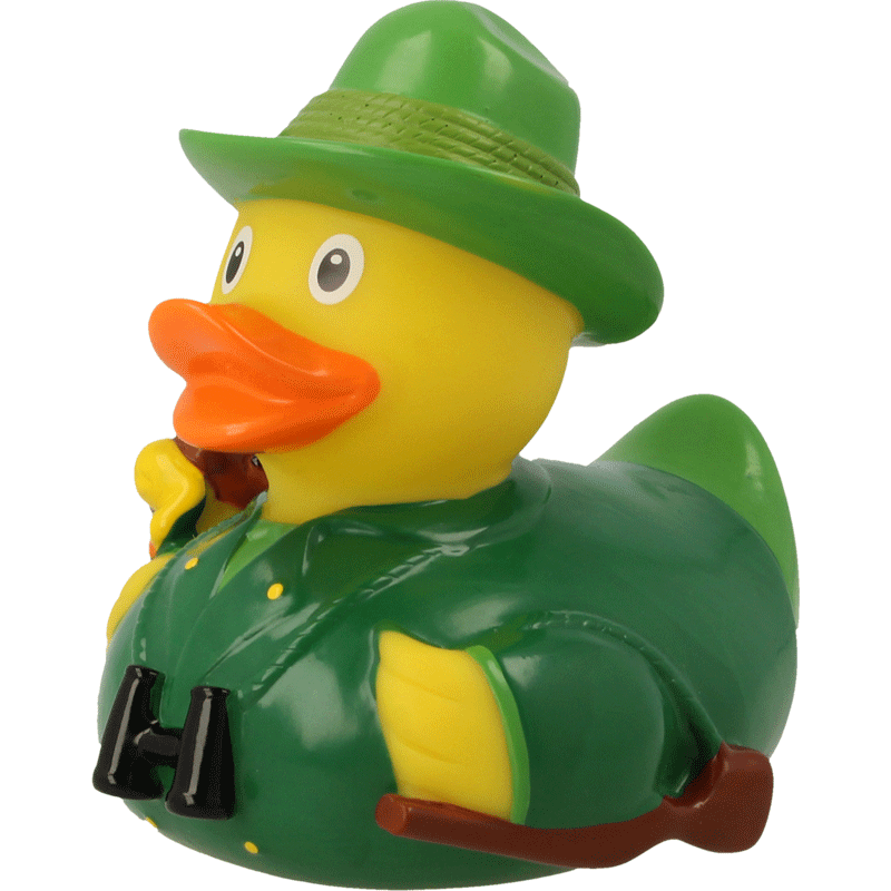 Quietscheente Lilalu "Jäger"