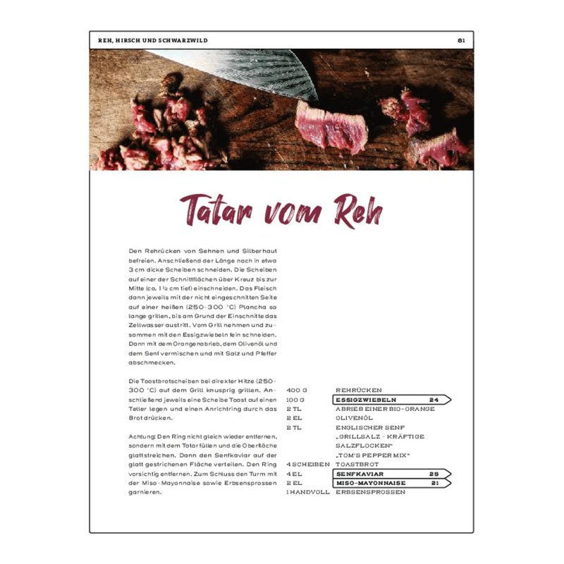 Kochbuch "Wild gegrillt"