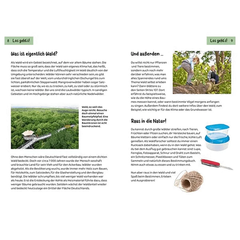 Kinderbuch „Kindernaturführer: Was lebt im Wald?“