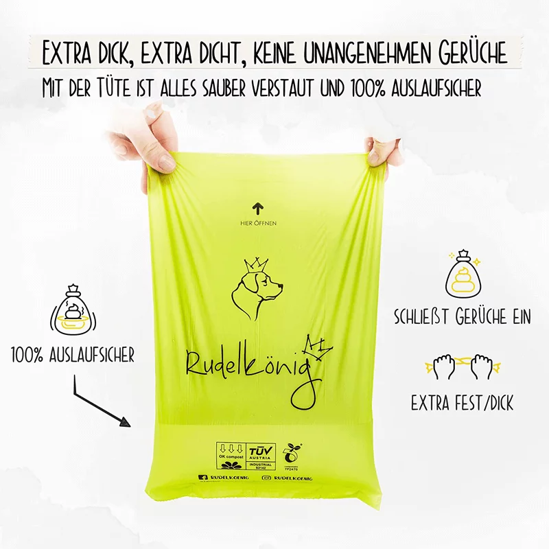 Rudelkönig Kotbeutel (biologisch abbaubar)