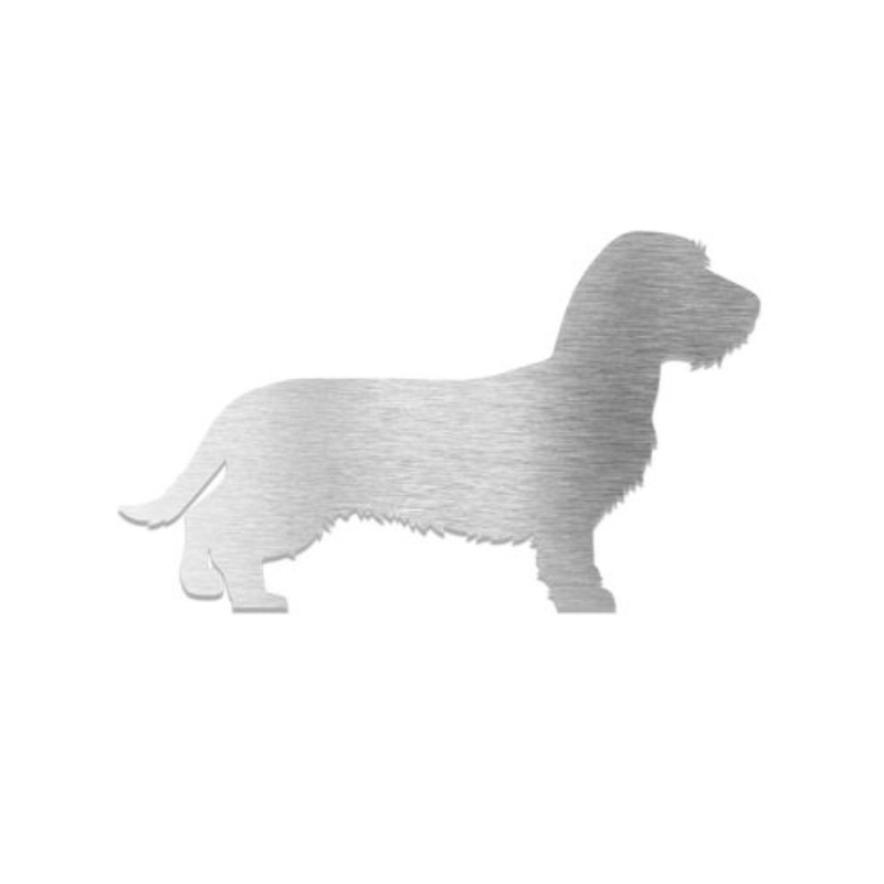 Deko Pin/Anstecker "Rauhaardackel"