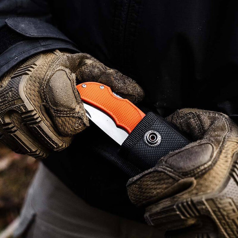 DMAX Hunting Pocket Knife Duo Taschenmesser orange