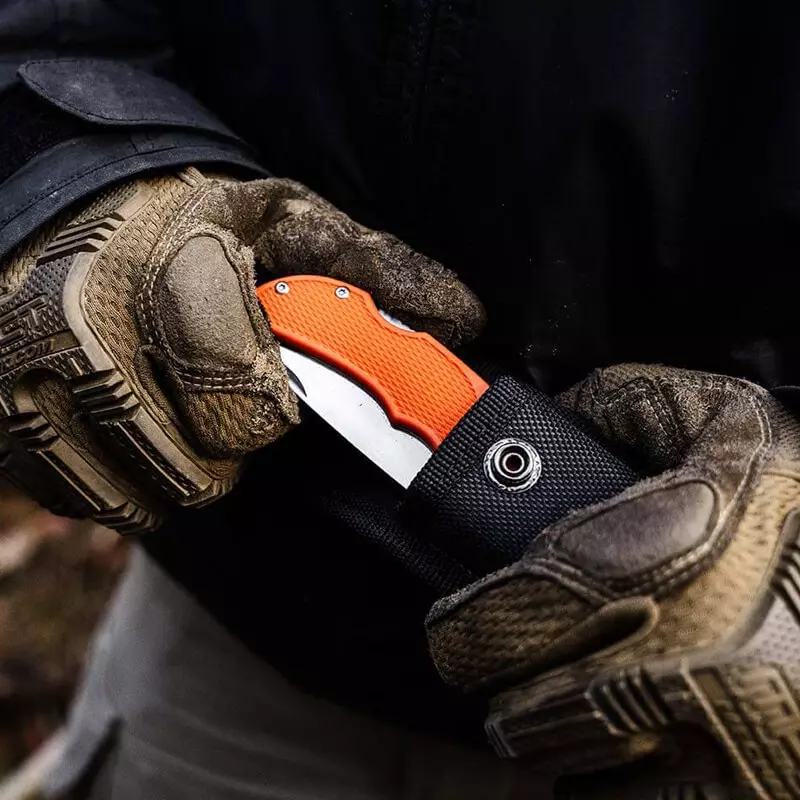 DMAX Hunting Pocket Knife Duo Taschenmesser orange
