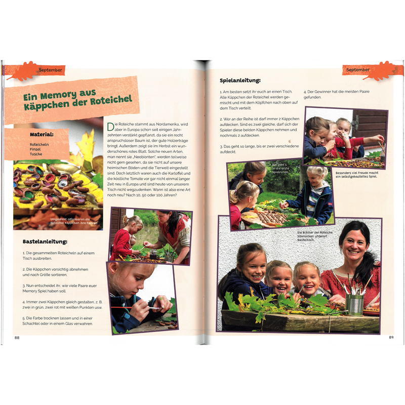 Kinderbuch "Spielen, Basteln, Kochen - Im Karussell der Jahreszeiten"