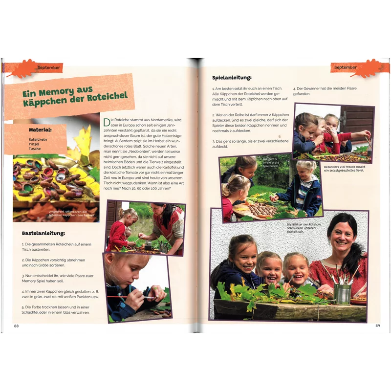 Kinderbuch "Spielen, Basteln, Kochen - Im Karussell der Jahreszeiten"