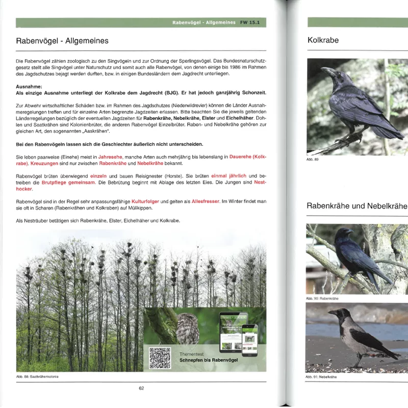 Arbeitsblätter Jägerprüfung "Federwild"