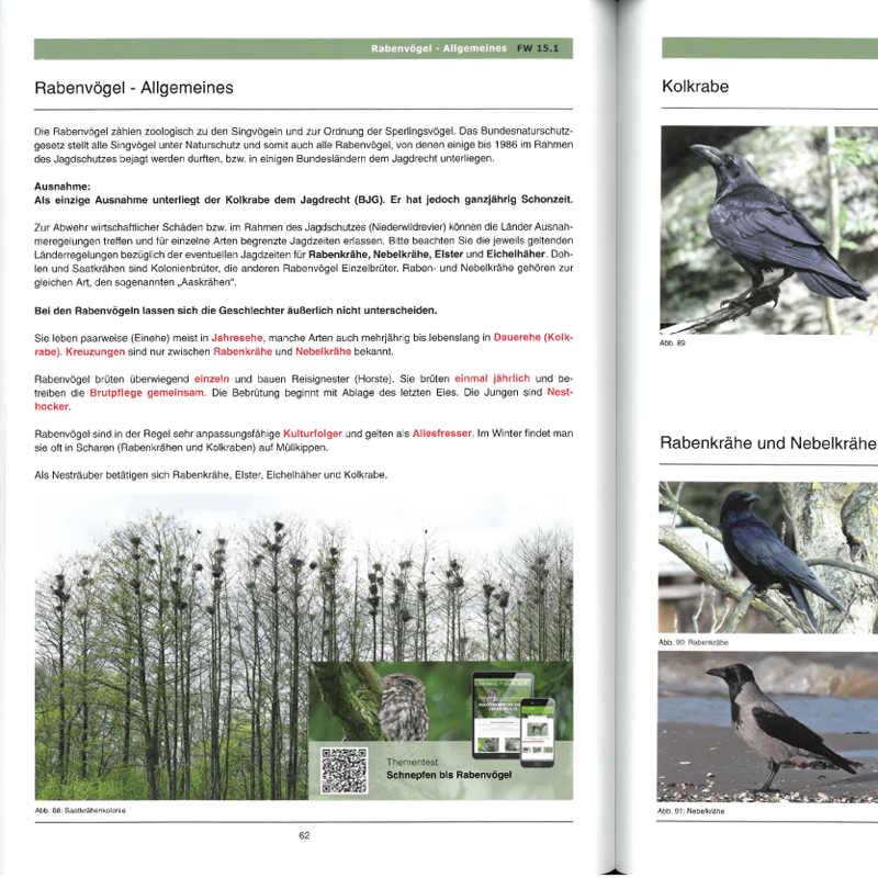 Arbeitsblätter Jägerprüfung "Federwild"