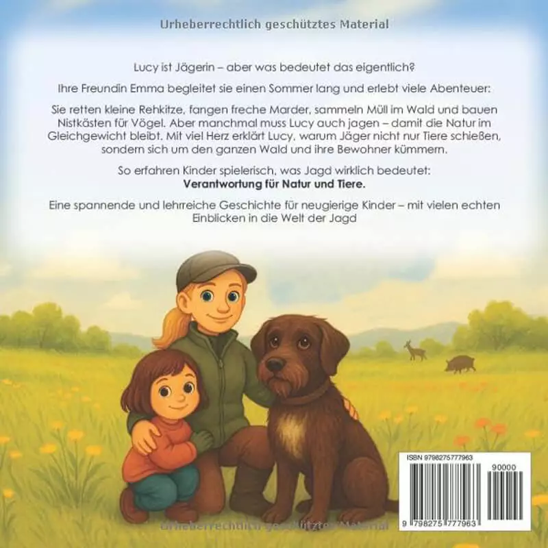 Kinderbuch "Auf Jagd mit Lucy"