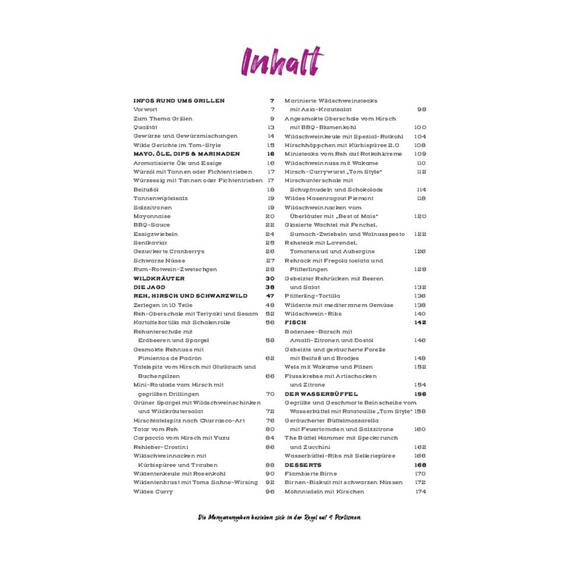 Kochbuch "Wild gegrillt"