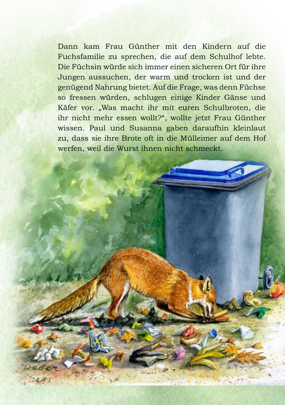 Kinderbroschüre "Als die Füchse auf den Schulhof zogen"