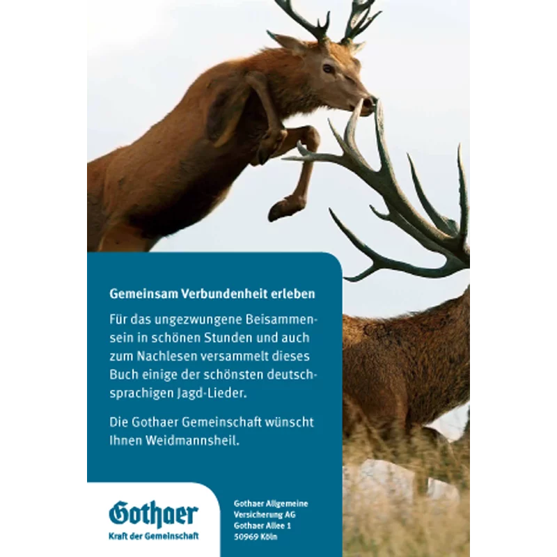 Broschüre "Das Gothaer Jagd-Liederbuch"