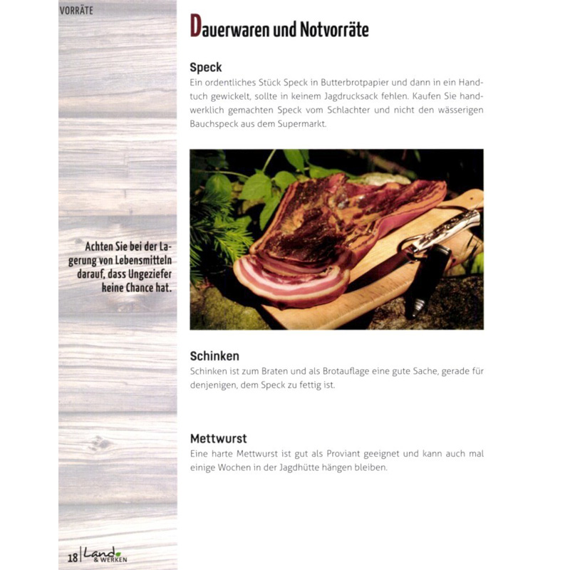 Kochbuch "Kochen in der Jagdhütte"