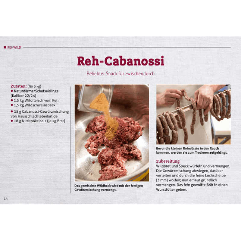 Rezeptbroschüre "Wildes Wursten"