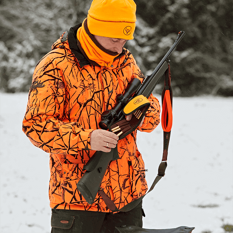 DJV-Drückjagd-Patronenetui orange