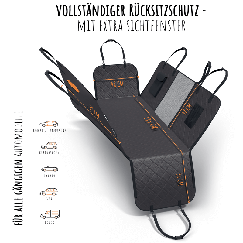 Rudelkönig Hunde-Rücksitzschutz