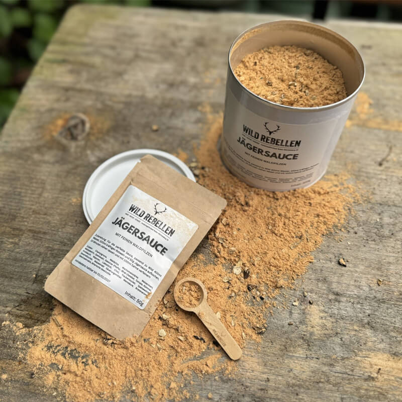 WildRebellen Jägersoße mit Waldpilzen