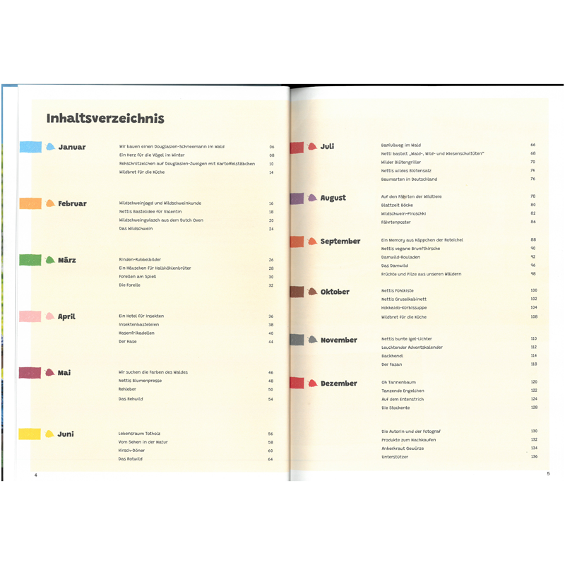 Kinderbuch "Spielen, Basteln, Kochen - Im Karussell der Jahreszeiten"