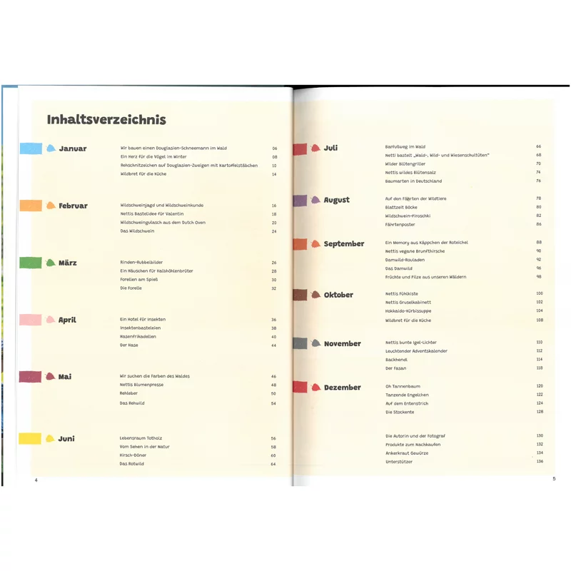 Kinderbuch "Spielen, Basteln, Kochen - Im Karussell der Jahreszeiten"