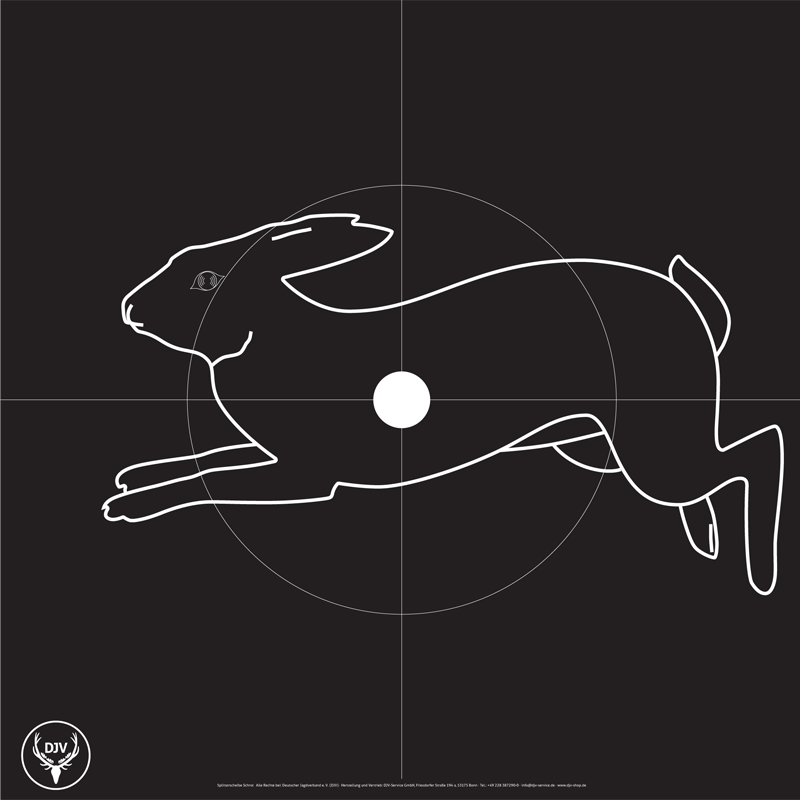 DJV-Splitterscheibe Schrot (Hase)