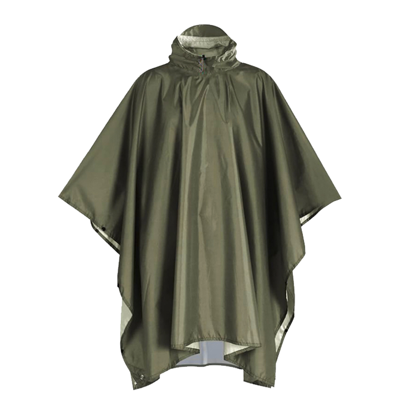Poncho "Profi" 3‑in‑1 grün