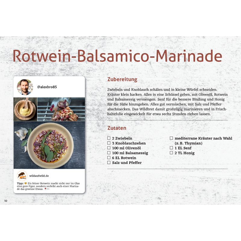 Rezeptbroschüre "Feurig wilder Grillgenuss - Marinaden & Dips"
