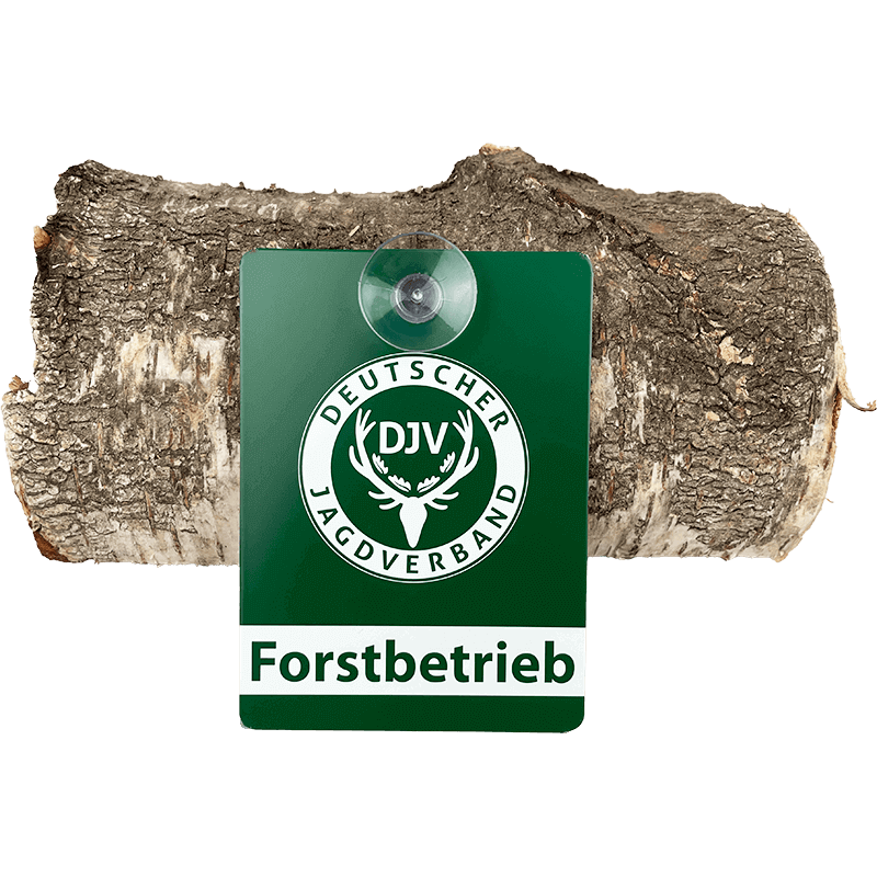 DJV-Autoschild "Forstbetrieb" (Aluminium)