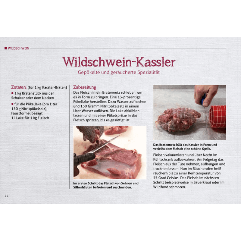 Rezeptbroschüre "Wild veredeln - Pökeln, Räuchern, Trocknen"