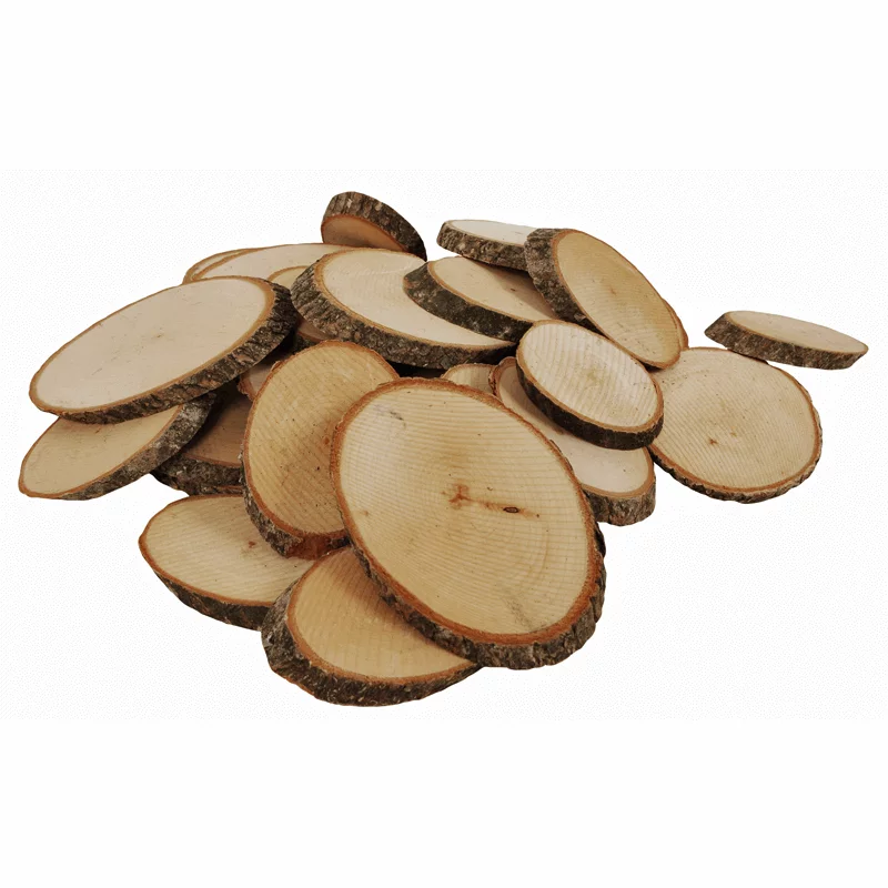 Naturholzscheiben oval (1 kg)