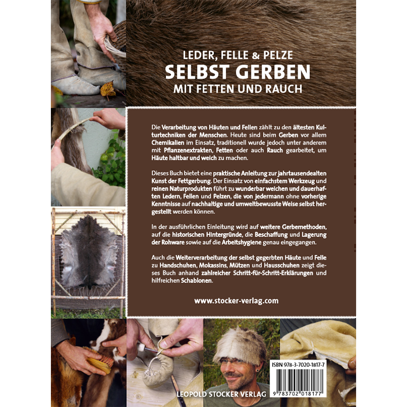 Buch "Leder, Felle & Pelze selbst Gerben mit Fetten und Rauch"