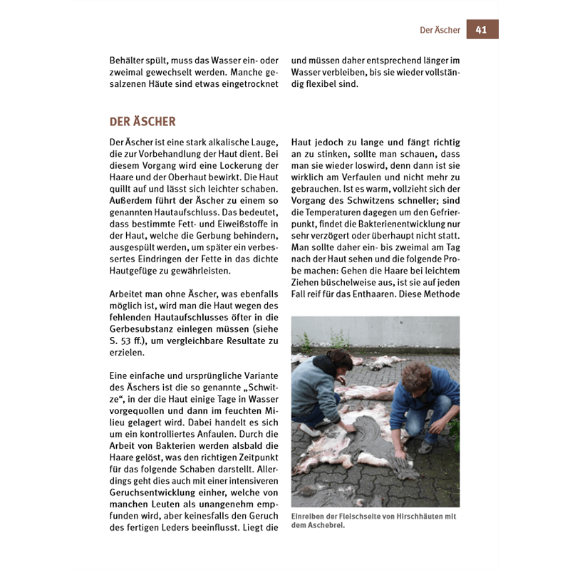 Buch "Leder, Felle & Pelze selbst Gerben mit Fetten und Rauch"