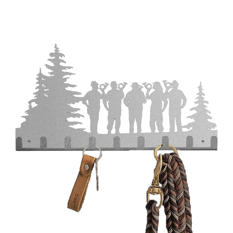 Schlüsselboard / Garderobe Jagdhornbläser