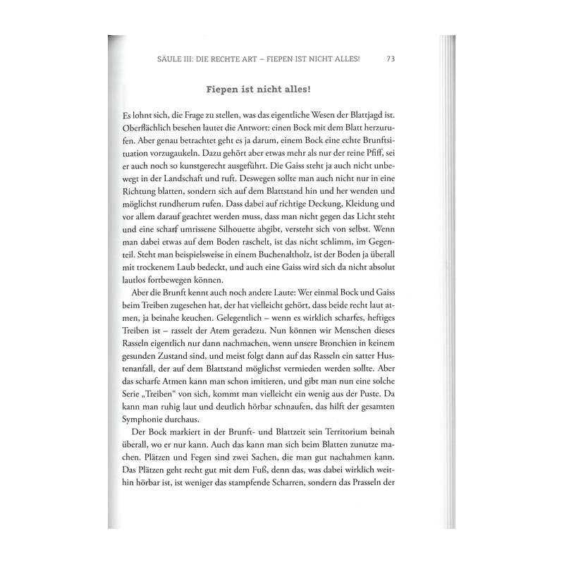 Buch "Blattjagd - Handbuch für Praktiker"